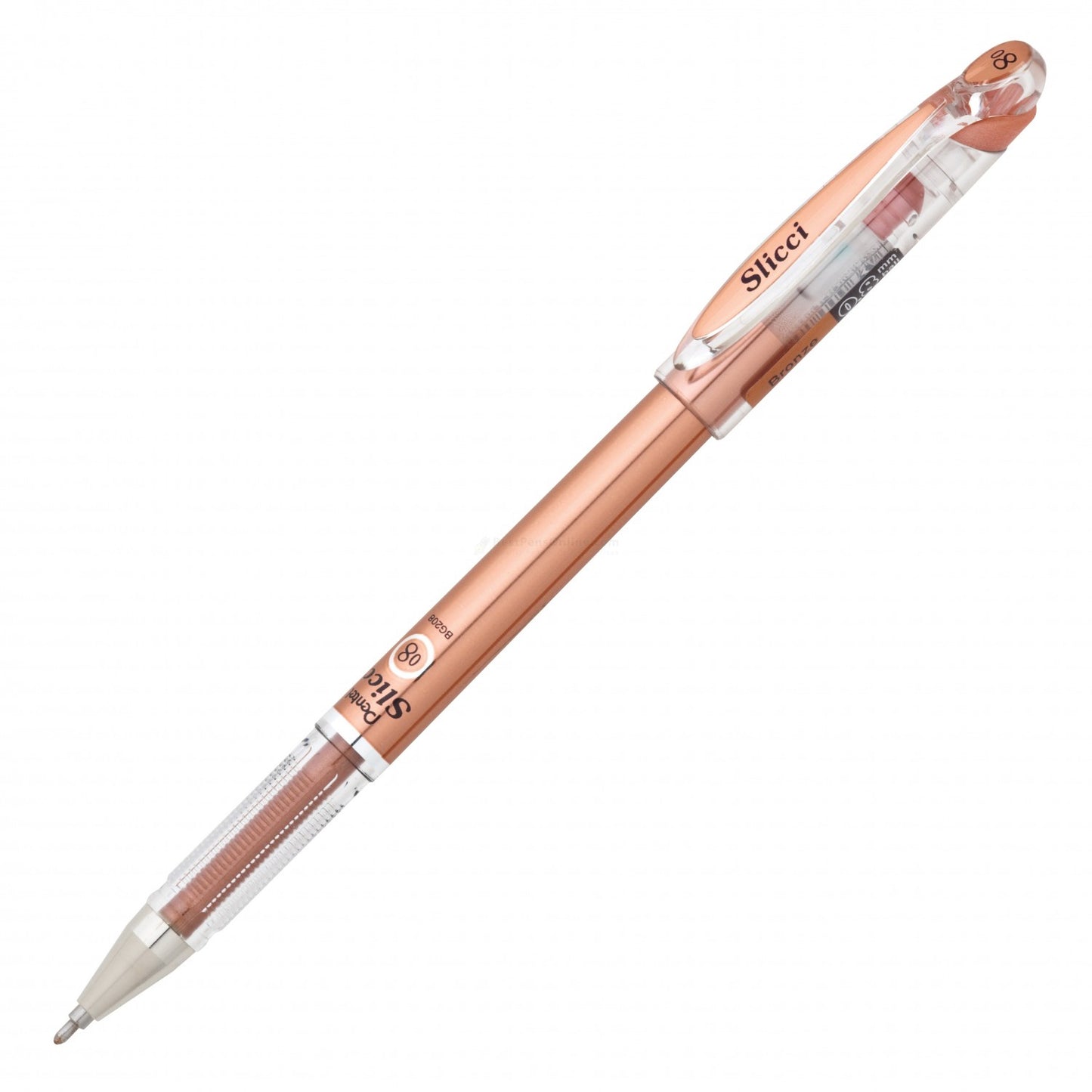 Pentel Slicci Metallic Extra Fine Gel Roller, Metallic Bronze