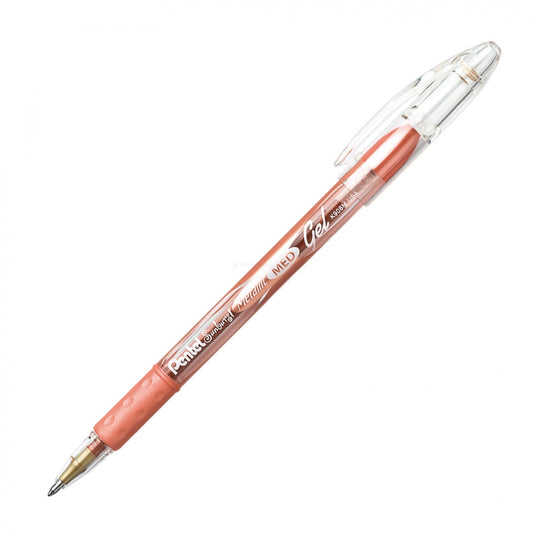 Pentel Sunburst Metallic Gel Ink Roller- Med Bronze