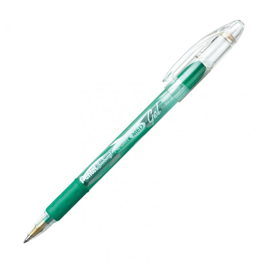 Pentel Sunburst Metallic Gel Ink Roller- Med Green
