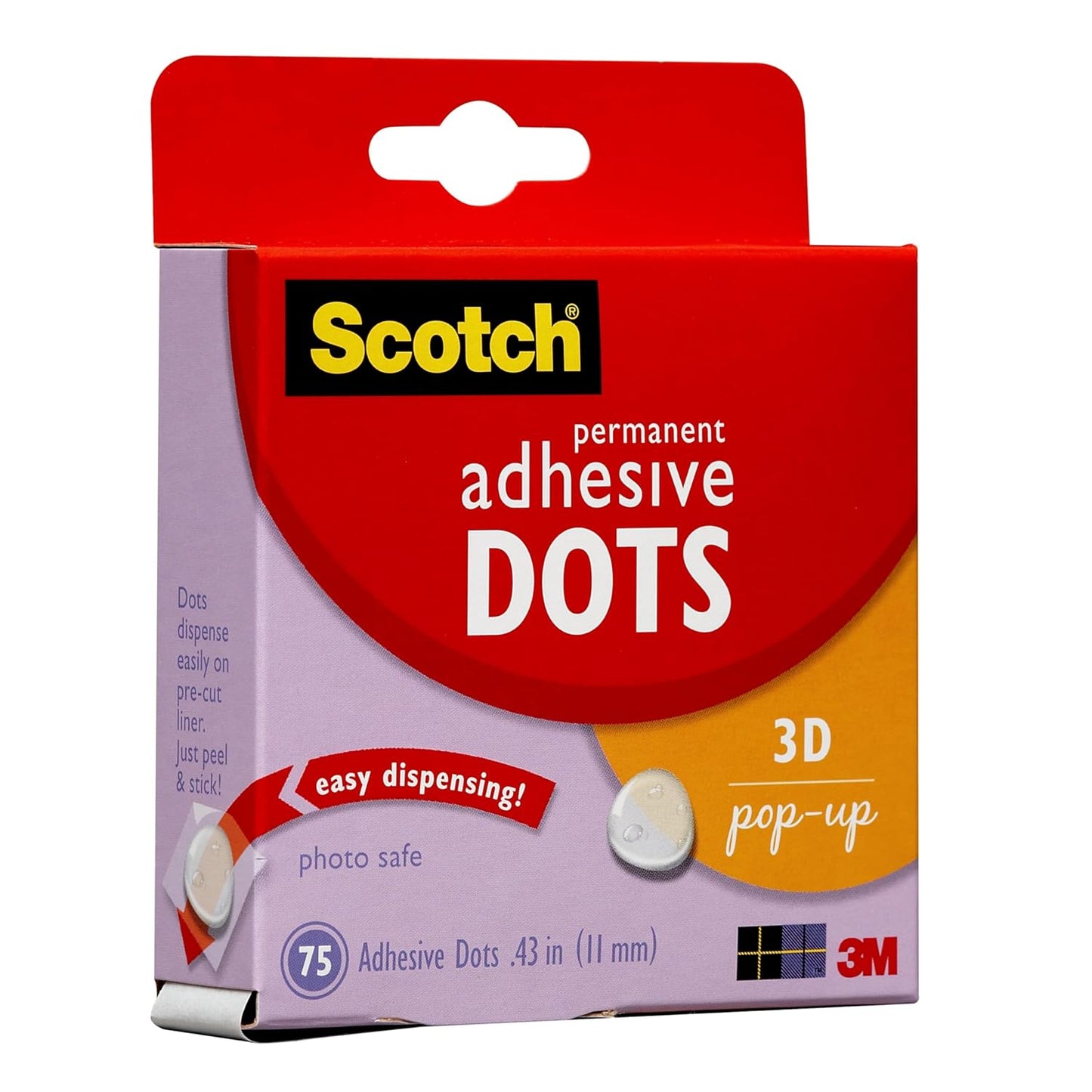 3M 010-75PU  Scotch Adhesive Dots