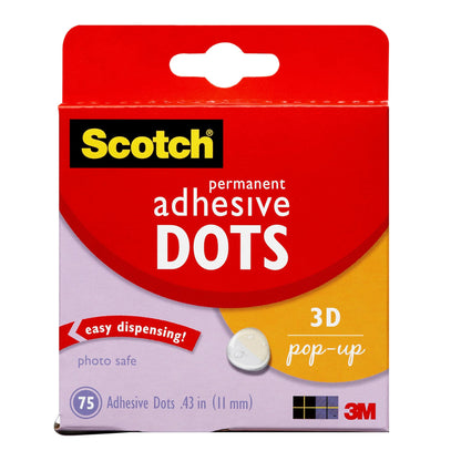 3M 010-75PU  Scotch Adhesive Dots
