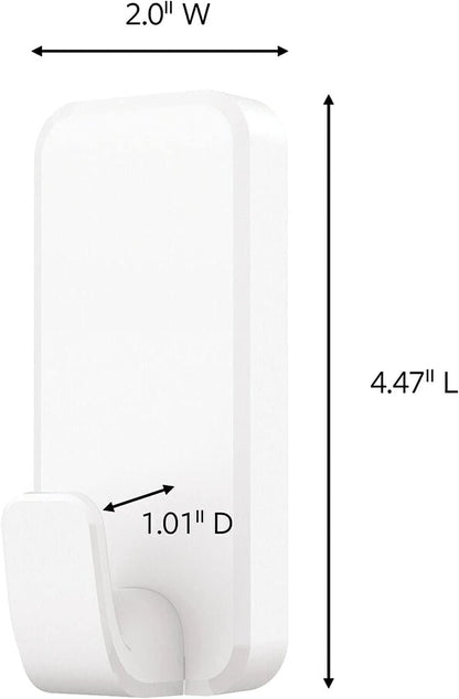 3M 17004-2ES  Command Jumbo Utility Hook, 2 hooks, 4 strips