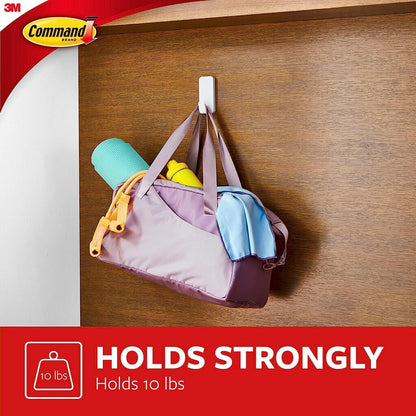 3M 17004-2ES  Command Jumbo Utility Hook, 2 hooks, 4 strips