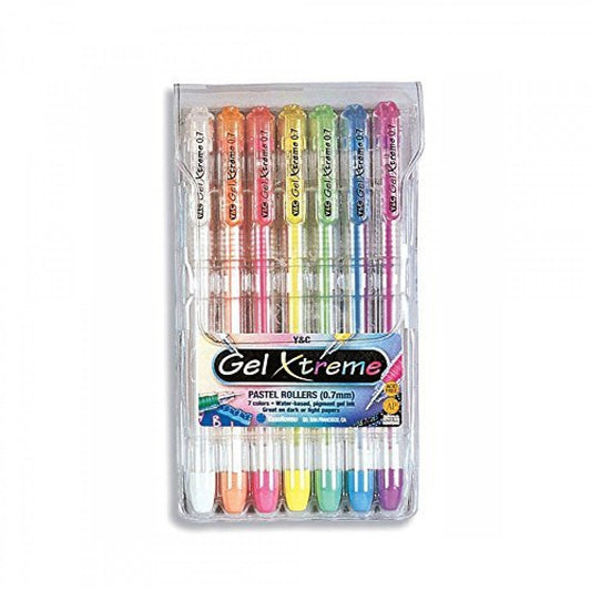 Yasutomo Gel Xtreme Pastel Set, 7 Color Set