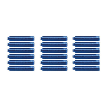 SCHNEIDER INK CARTRIDGE, PACK OF 3 BOX, 6 CARTRIDGES/BOX, BLUE