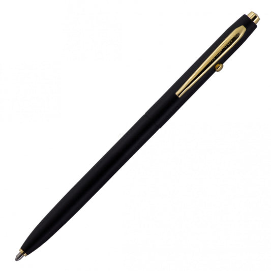 Fisher Shuttle Space Pen, Matte Black, Med Black Ink