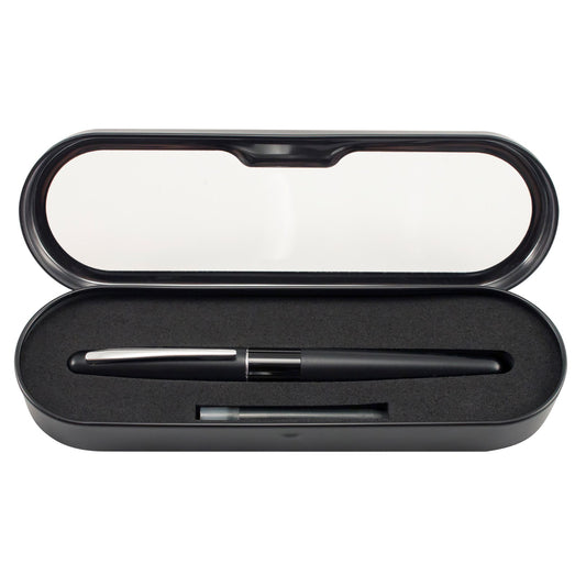 Pilot 91107 Metropolitan Fountain Pen, Black Barrel, Classic Design, Medium Point