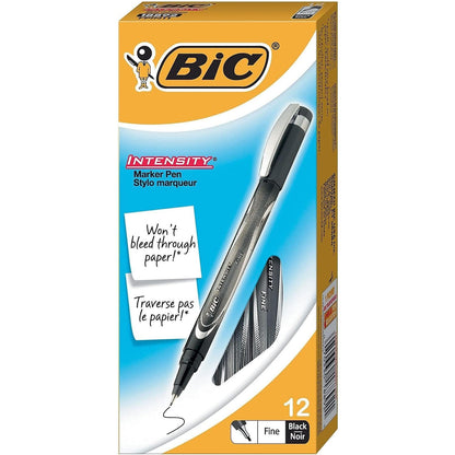 BIC Intensity Pro Fineliner Fine Point (0.5mm) Dozen Box