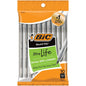 BIC Round Stic Xtra Life Ballpoint Pens, Medium Point (1.0mm), Black 10-Count