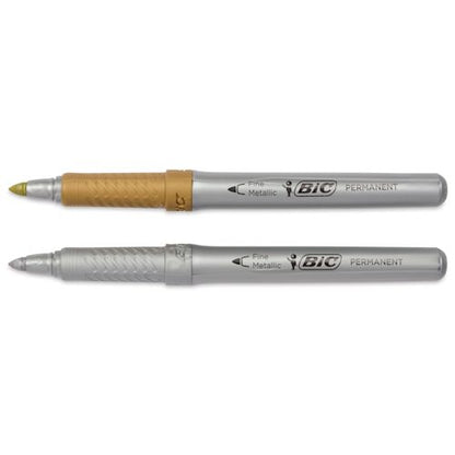 BIC Intensity Permanent Marker Metallic Fine Point 2-Pack Blister