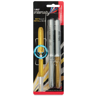 BIC Intensity Permanent Marker Metallic Fine Point 2-Pack Blister