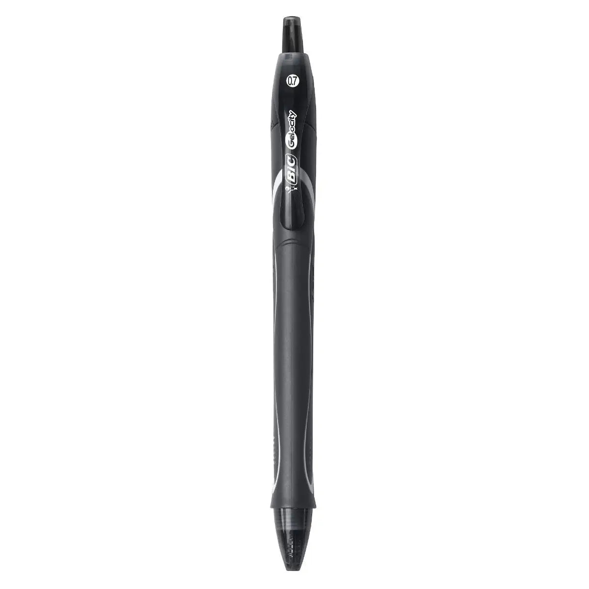 BIC Gel-ocity Quick Dry Retractable Gel Pens, Medium Point, 0.7 mm, Black/Blue/Red Asst