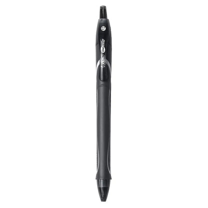 BIC Gel-ocity Quick Dry Retractable Gel Pens, Medium Point, 0.7 mm, Black/Blue/Red Asst