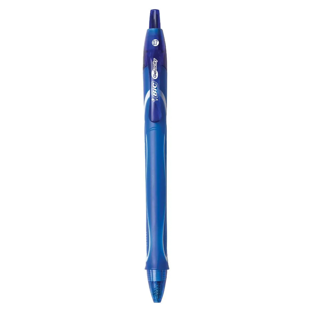 BIC Gel-ocity Quick Dry Retractable Gel Pens, Medium Point, 0.7 mm, Black/Blue/Red Asst