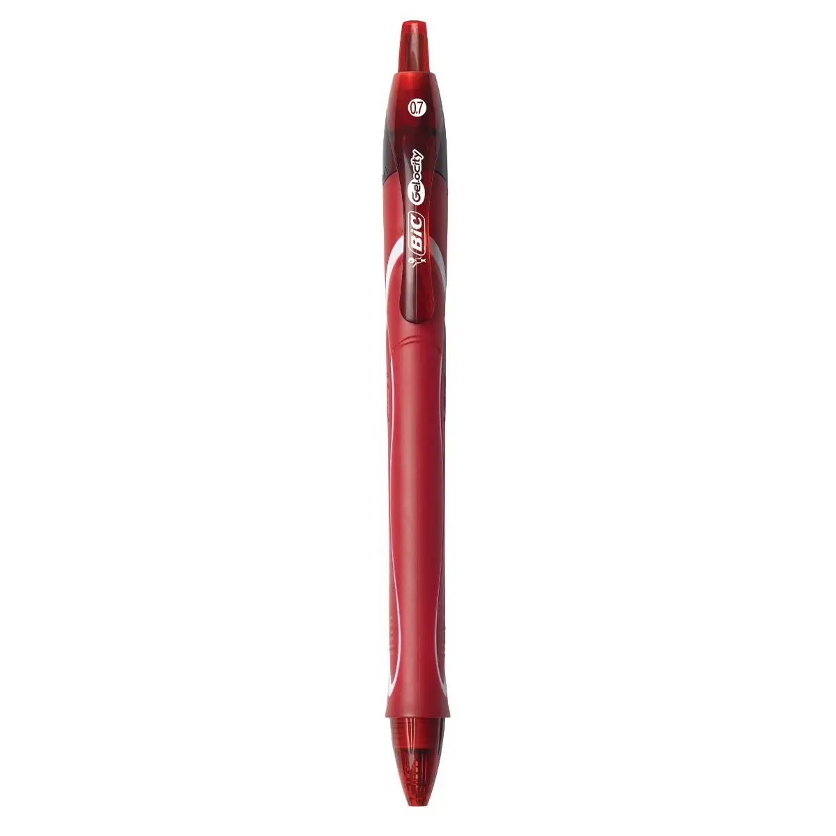 BIC Gel-ocity Quick Dry Retractable Gel Pens, Medium Point, 0.7 mm, Black/Blue/Red Asst