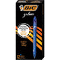 BIC Gel-ocity Quick Dry Medium Point (0.7mm) Dozen Box Blue