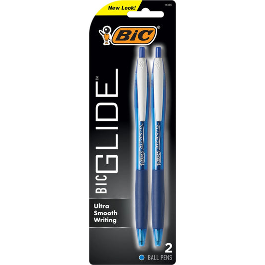 BIC GlideOriginal Medium Point (1.0mm) 2-Pack Blister