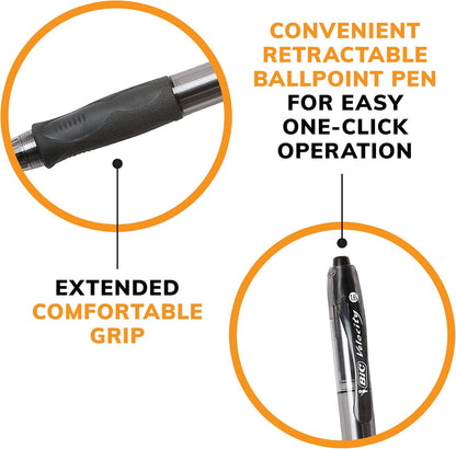 BIC Glide Velocity Bold Point (1.6mm) 2-Pack Blister