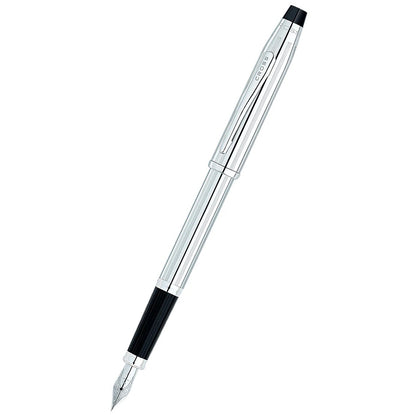 Cross Century® II Lustrous Chrome with Polished Chrome Appointments and Stainless Steel Fine Nib Fountain Pen