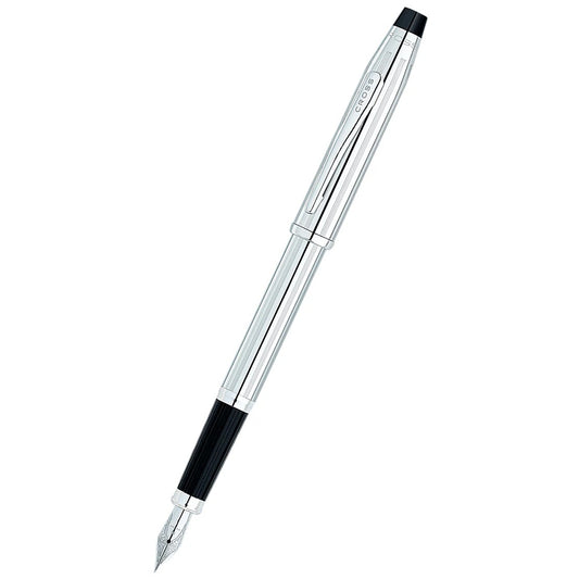 Cross Century® II Lustrous Chrome with Polished Chrome Appointments and Stainless Steel Fine Nib Fountain Pen