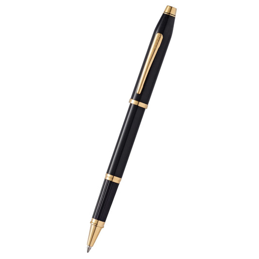 Cross 414-1 Century II 23 Gold Black Lacquer Rollerball