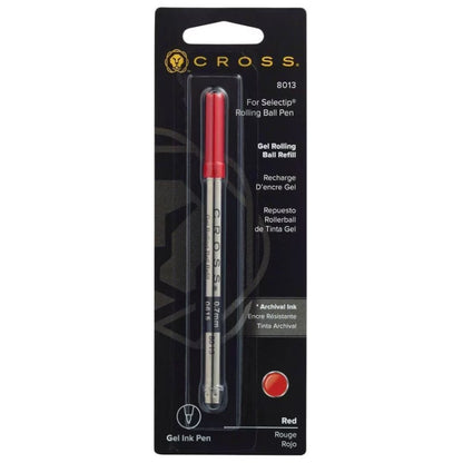 Cross 8013 Refill Gel Rolling Ball Red