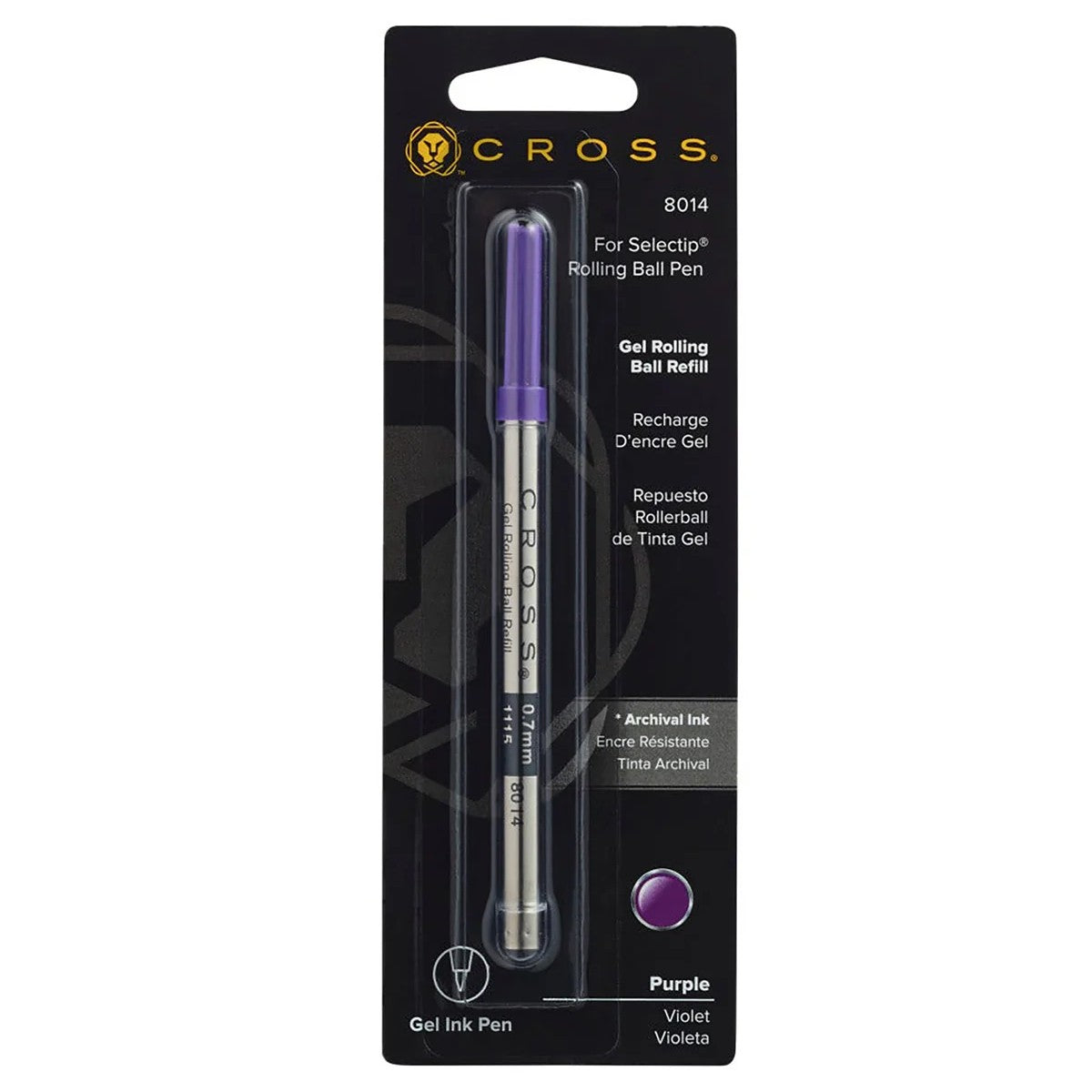 Cross 8014 Refill Gel Rolling Ball Purple