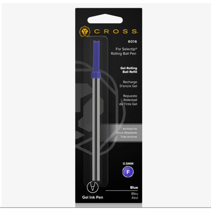 Cross 8016 Refill Gel Rolling Ball Blue Fine