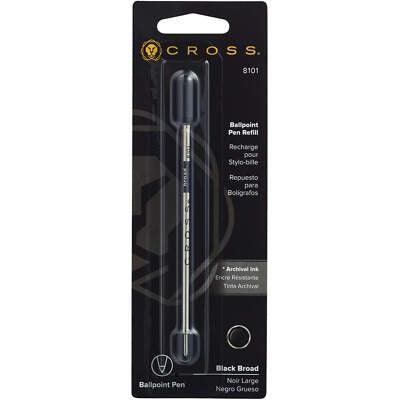 Cross 8101 Refill, Ballpoint Broad Black