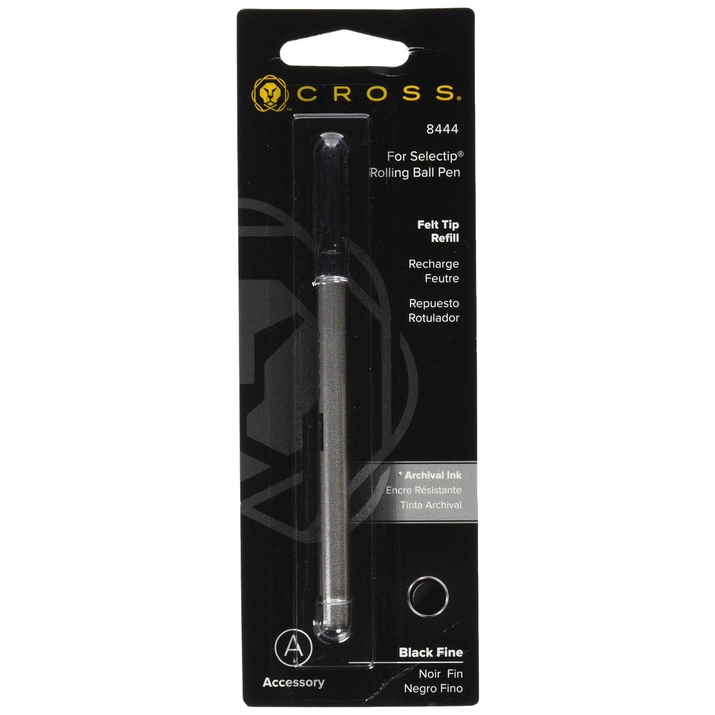 Cross 8444 Refill, Selectip Porous Point Fine Black