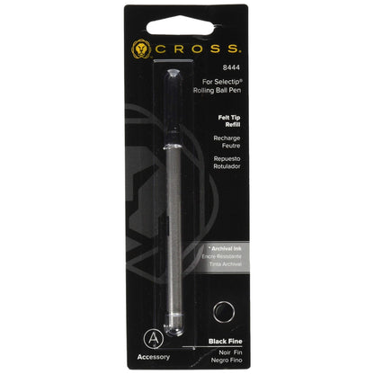 Cross 8444 Refill, Selectip Porous Point Fine Black