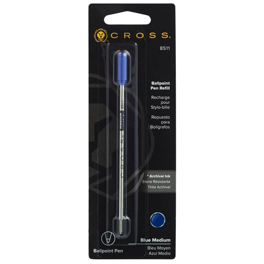 Cross 8511 Refill, Ballpoint Medium Blue