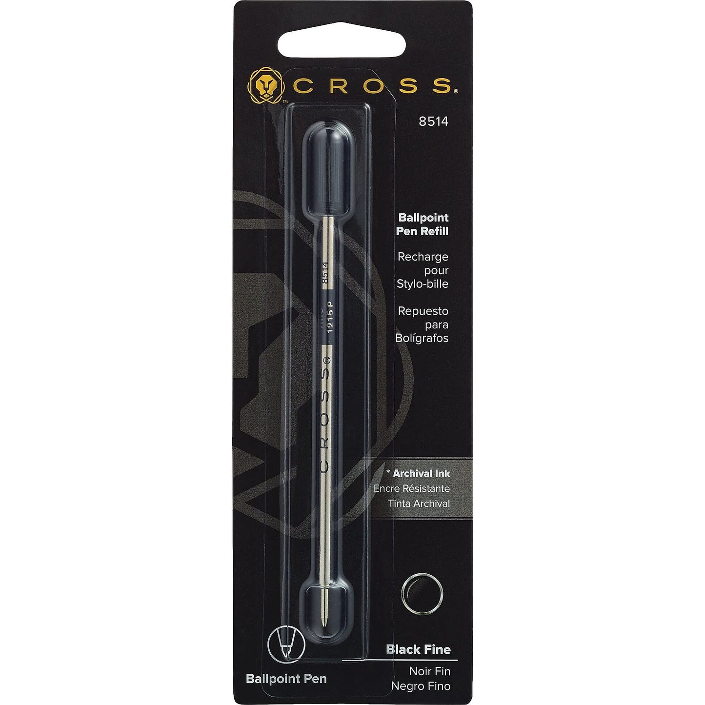 Cross 8514 Refill, Ballpoint Fine Black