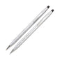 Cross Classic Century® Satin Chrome with Polished Chrome Appointments Ballpoint Pen and 0.7mm Pencil Set