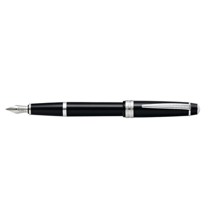 Cross Bailey Light™ Polished Black Resin with Polished Chrome Appointments and Medium Nib Fountain Pen