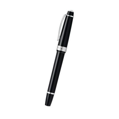 Cross Bailey Light™ Polished Black Resin with Polished Chrome Appointments and Medium Nib Fountain Pen