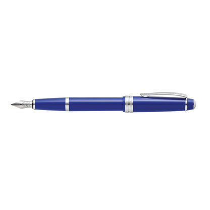 Cross Bailey Light™ Polished Blue Resin with Polished Chrome Appointments and Medium Nib Fountain Pen