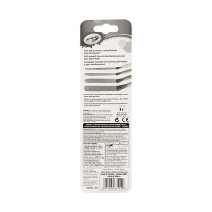 Crayola 05-3515 4 ct. Art and Craft Brush Set