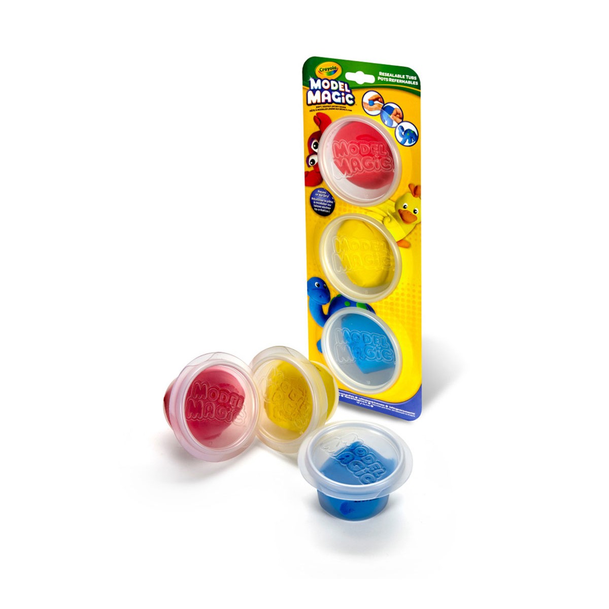 Crayola 23-6018 Model Magic 3 ct. Tubs, Primary Colors