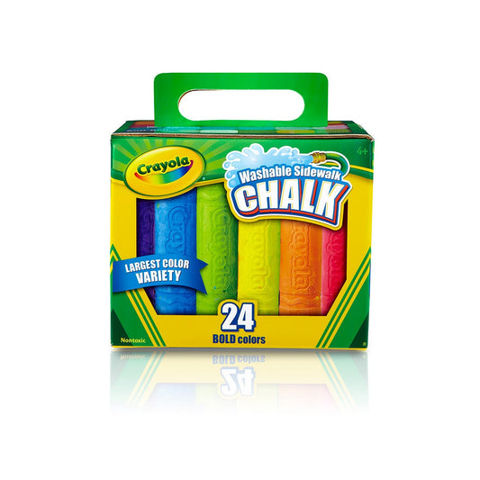 Crayola 51-2024 24 ct. Washable Sidewalk Chalk