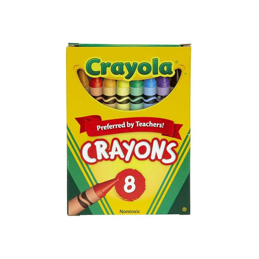 Crayola 52-0008 8 ct. Crayons - Tuck Box