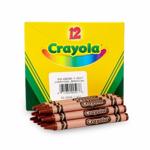 Crayola 52-0836-007 Bulk Crayons, Regular Size - Brown