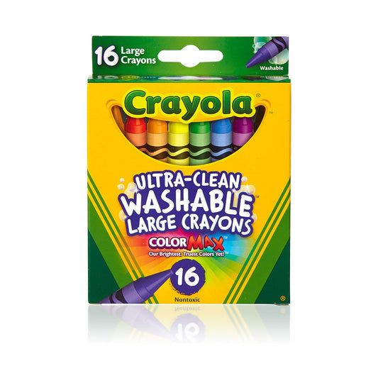 Crayola 52-3281 16 ct. Ultra-Clean Washable Large Crayons