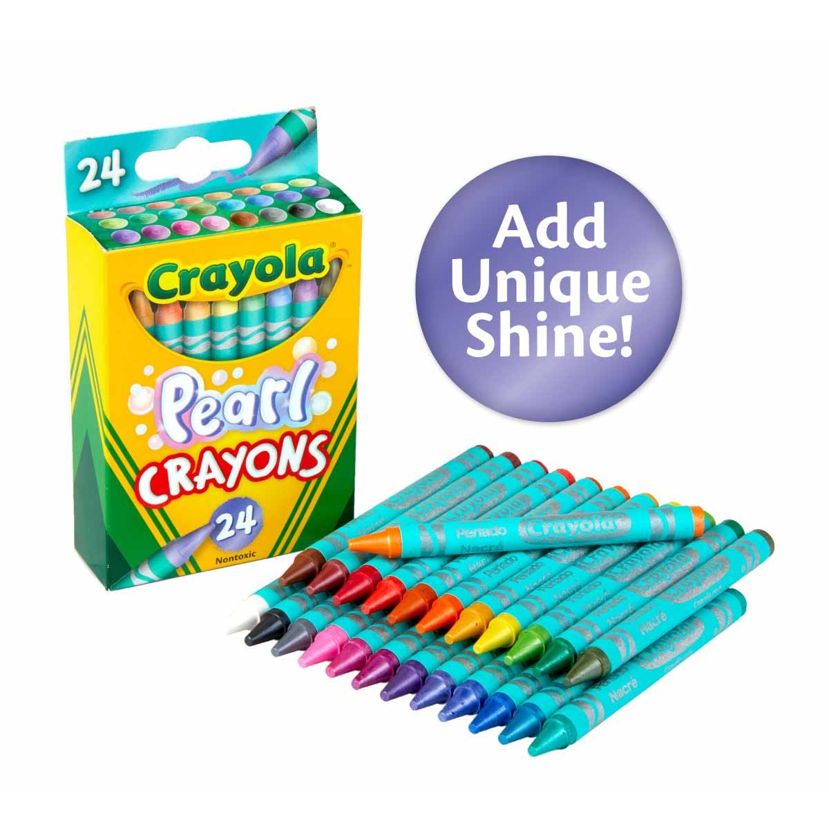 Crayola 52-3409 24 ct. Pearl Crayons