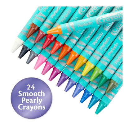Crayola 52-3409 24 ct. Pearl Crayons