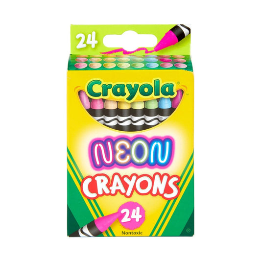 Crayola 52-3410 24 ct. Neon Crayons
