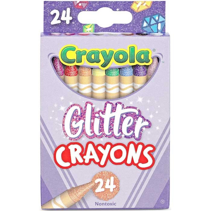 Crayola 52-3715 24 ct. Glitter Crayons