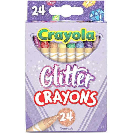 Crayola 52-3715 24 ct. Glitter Crayons