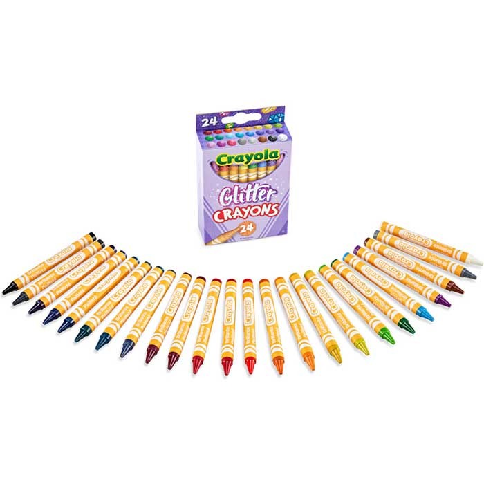 Crayola 52-3715 24 ct. Glitter Crayons