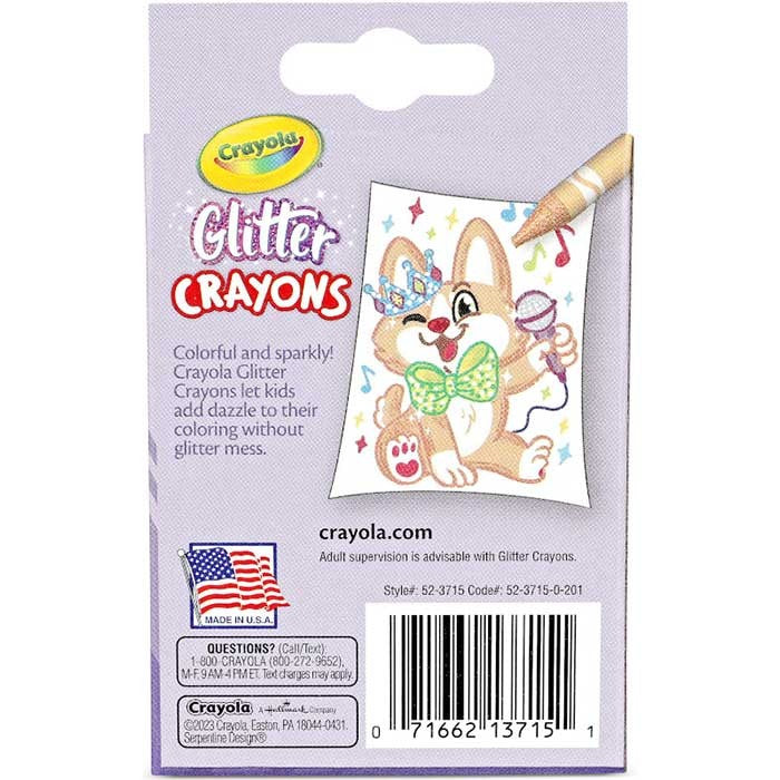 Crayola 52-3715 24 ct. Glitter Crayons